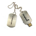 Metal Dog Tag USB Flash Drive (1 GB)
